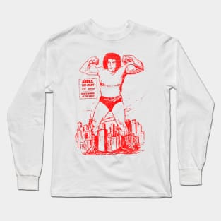 Andre the Giant - Eighth Wonder of the World Long Sleeve T-Shirt